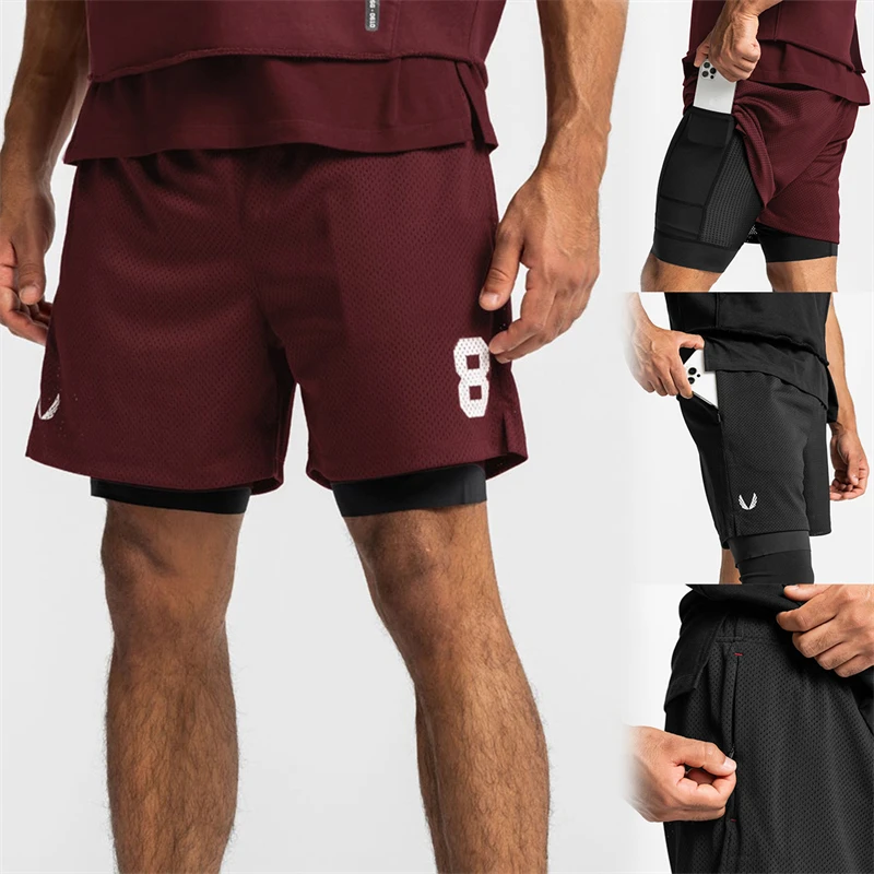 2022 summer new men's shorts Gym bodybuilding Elastic fitness shorts running sports breathable five-point double-layer pants men
2022 summer new men's shorts Gym bodybuilding Elastic fitness shorts running sports breathable five-point double-layer pants men