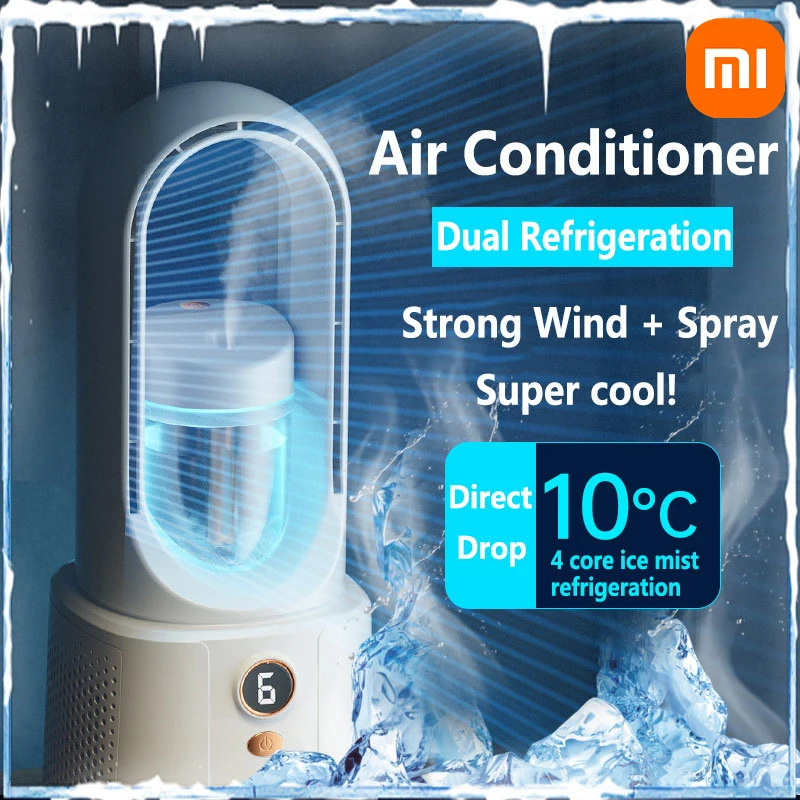 Новый беслопастной вентилятор Xiaomi с распылителем, перезаряжаемый бесшумный мини-вентилятор, портативный 6-ступенчатый Электрический вентилятор для кемпинга
Новый беслопастной вентилятор Xiaomi с распылителем, перезаряжаемый бесшумный мини-вентилятор, портативный 6-ступенчатый Электрический вентилятор для кемпинга