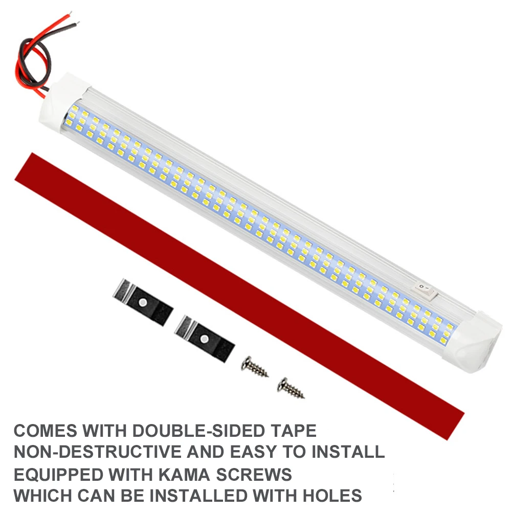 Universal Car Light Bar 108LED Truck Roof Light Self-Adhesive Dome Light Emergency Interior Car Repair Lamp for RV Caravan Boat
Universal Car Light Bar 108LED Truck Roof Light Self-Adhesive Dome Light Emergency Interior Car Repair Lamp for RV Caravan Boat