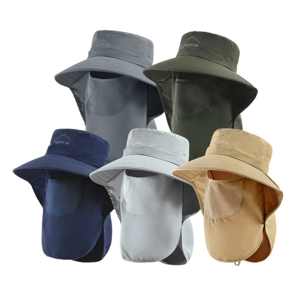 Outdoor Sports Men's Fishing Hat Uv Protection Breathable With Removable Flap Adjustable Drawstring Camping Fishing Cap Men
Outdoor Sports Men's Fishing Hat Uv Protection Breathable With Removable Flap Adjustable Drawstring Camping Fishing Cap Men