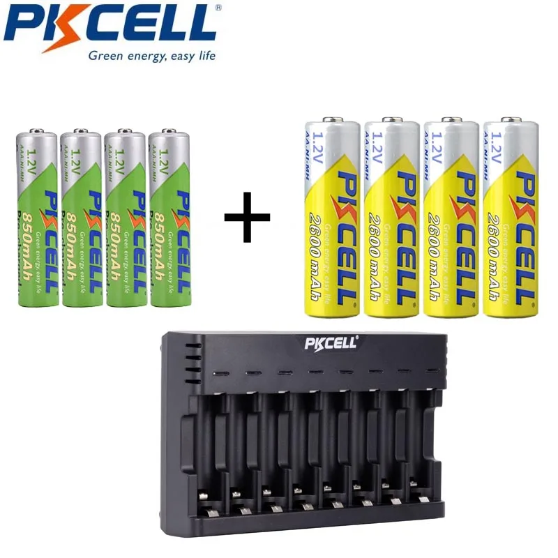 4/8 шт. NIMH 1,2 в PKCELL AA 2600 мАч перезаряжаемые батареи и AAA 850 мАч перезаряжаемые батареи с зарядным устройством 1-8 слотов NIMH/NICD
4/8 шт. NIMH 1,2 в PKCELL AA 2600 мАч перезаряжаемые батареи и AAA 850 мАч перезаряжаемые батареи с зарядным устройством 1-8 слотов NIMH/NICD