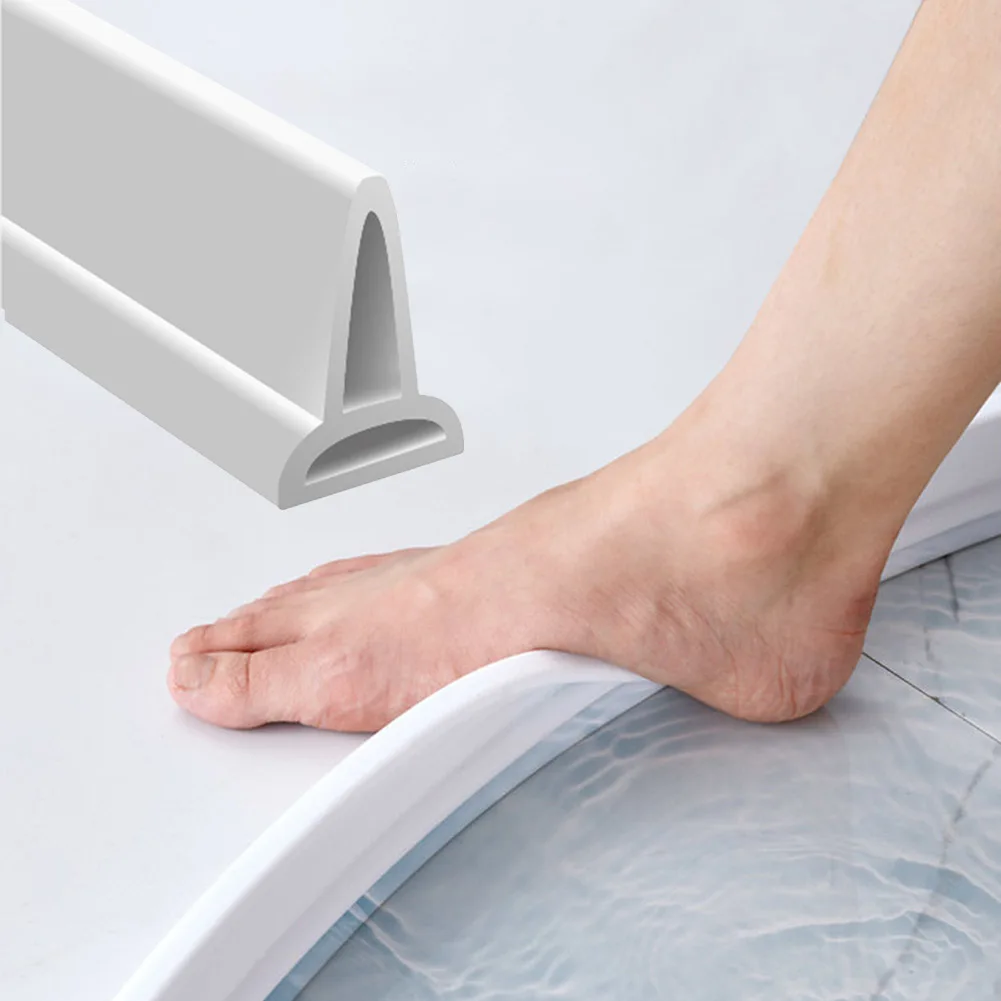 1M Bathroom Water Stopper Retaining Strip Water Shower Dam Flood Barrier Dry & Wet Separation Shower Dam Barrier Blocker
1M Bathroom Water Stopper Retaining Strip Water Shower Dam Flood Barrier Dry & Wet Separation Shower Dam Barrier Blocker