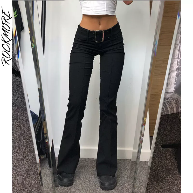 2022NEW Low Waist Flare Pants Women Casual Skinny Belt Pants Ladies Harajuku Streetwear Solid Trousers Capris Korean Fashion
2022NEW Low Waist Flare Pants Women Casual Skinny Belt Pants Ladies Harajuku Streetwear Solid Trousers Capris Korean Fashion