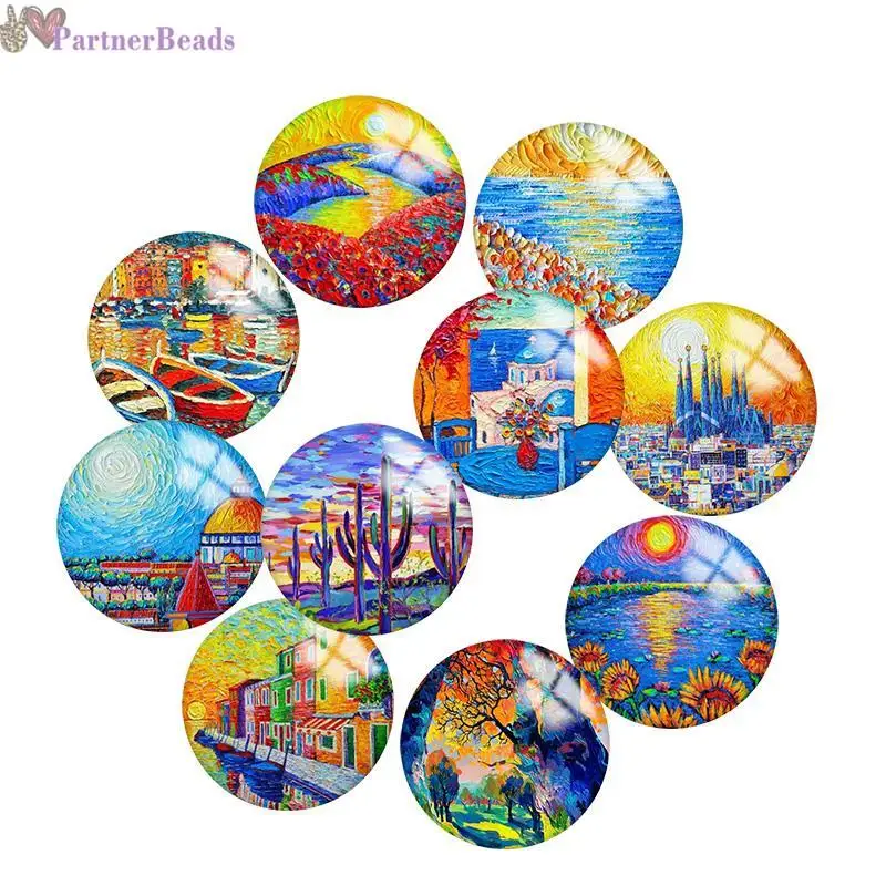 Multicolor Round Photo Glass Cabochon Demo Flat Back Making Findings 20mm Snap Button S0541
Multicolor Round Photo Glass Cabochon Demo Flat Back Making Findings 20mm Snap Button S0541