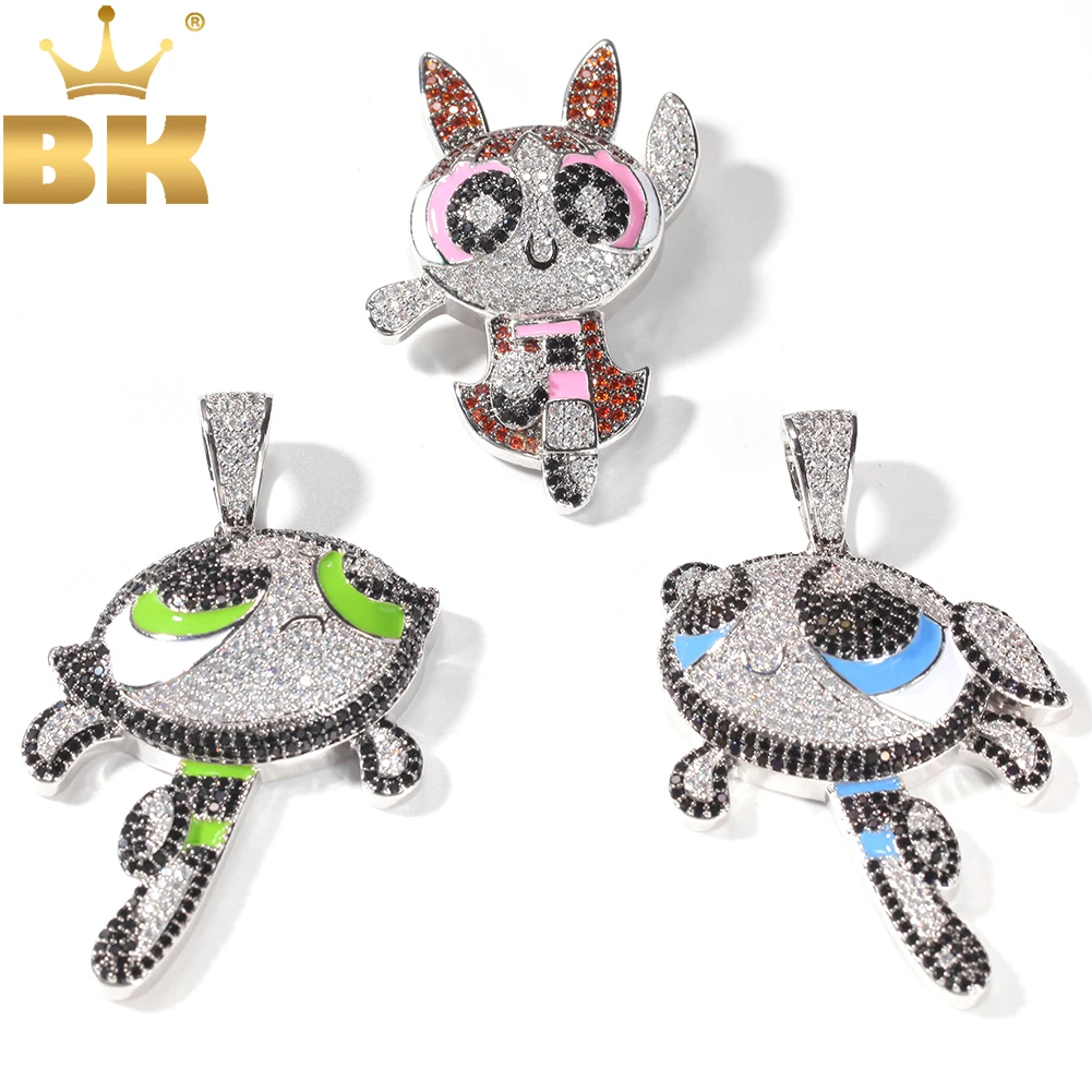 TBTK Cartoon Girl Police Figure Pendant Micro Paved Out Cubic Zirconia Necklace Hiphop Jewelry For Girl Women
TBTK Cartoon Girl Police Figure Pendant Micro Paved Out Cubic Zirconia Necklace Hiphop Jewelry For Girl Women