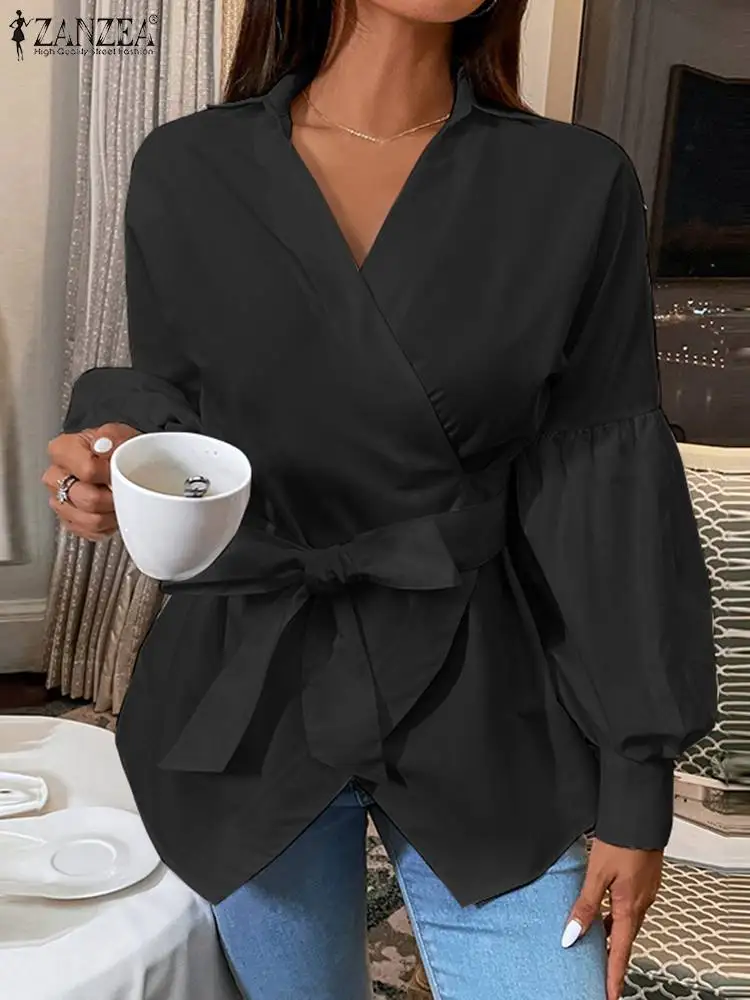ZANZEA Fashion 2023 Summer Tops Women Lapel V Neck White Blouse Office Lady Puff Long Sleeve Wrapped Shirt Holiday Bandage Tunic
ZANZEA Fashion 2023 Summer Tops Women Lapel V Neck White Blouse Office Lady Puff Long Sleeve Wrapped Shirt Holiday Bandage Tunic
