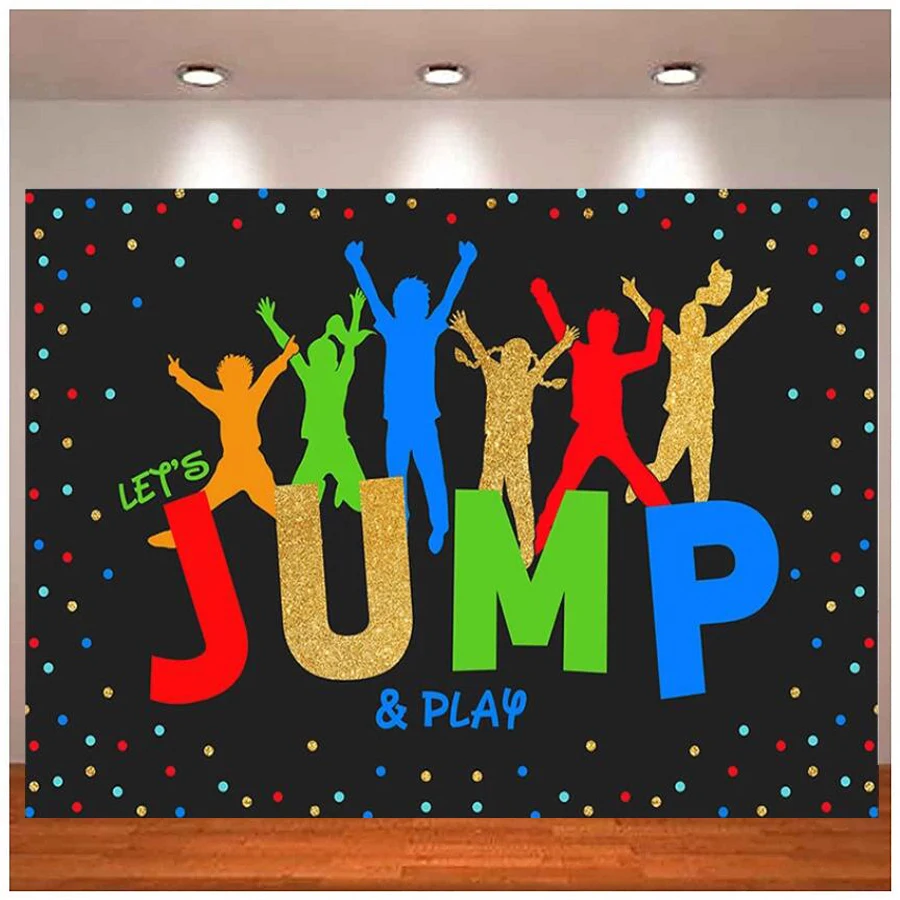 Photography Backdrop Girl Birthday Party Decorations Let's Jump And Play Bounce Trampoline Home Banner Background Photo Studio
Photography Backdrop Girl Birthday Party Decorations Let's Jump And Play Bounce Trampoline Home Banner Background Photo Studio