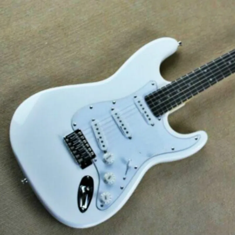 Top quality FPST-1009 white color solid body white pickguard rosewood fretboard 6 strings Electric guitar
Top quality FPST-1009 white color solid body white pickguard rosewood fretboard 6 strings Electric guitar