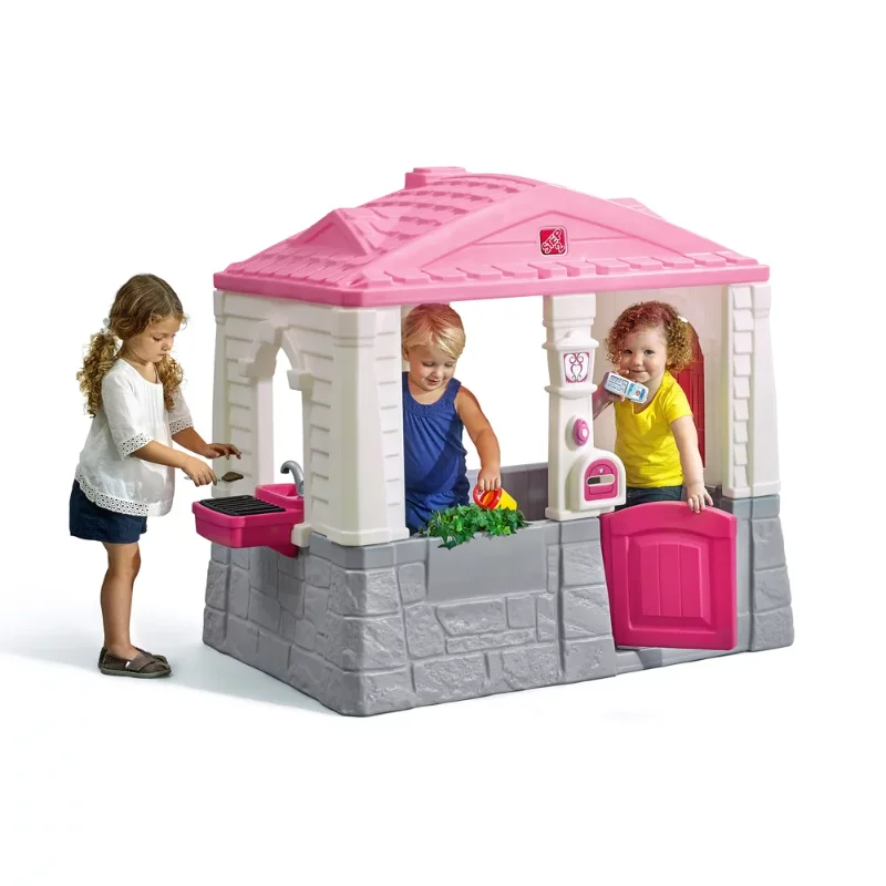 Step2 Neat and Tidy Pink Cottage Playhouse, for Toddlers
Step2 Neat and Tidy Pink Cottage Playhouse, for Toddlers
