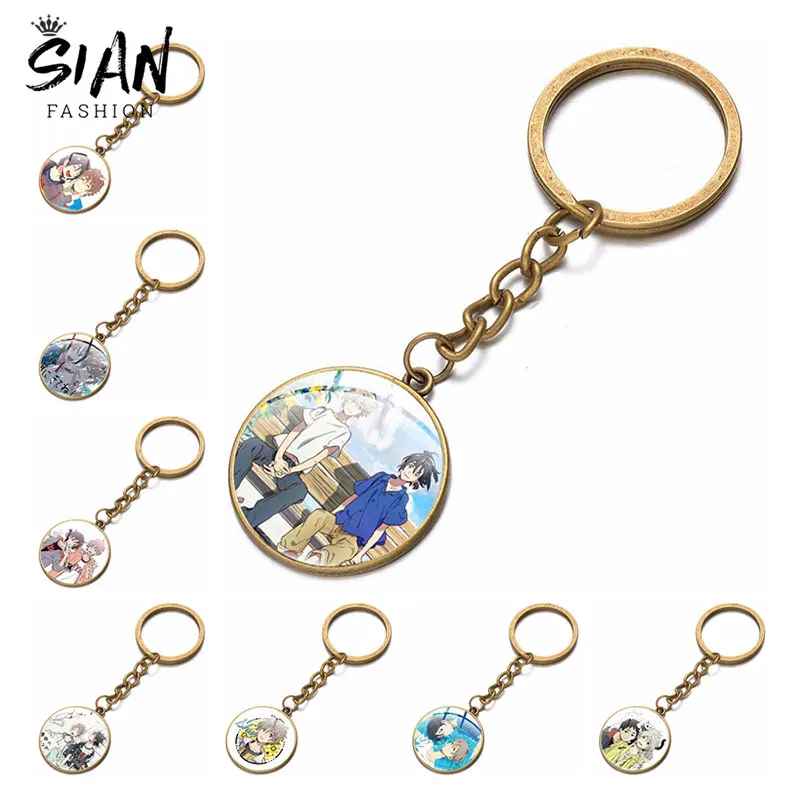 Seaside Umibe No Etranger BL Anime Keychain Hashimoto Shun Chibana Mio Couple Keyring Glass Cabochon Pendant Key Chain Jewelry
Seaside Umibe No Etranger BL Anime Keychain Hashimoto Shun Chibana Mio Couple Keyring Glass Cabochon Pendant Key Chain Jewelry