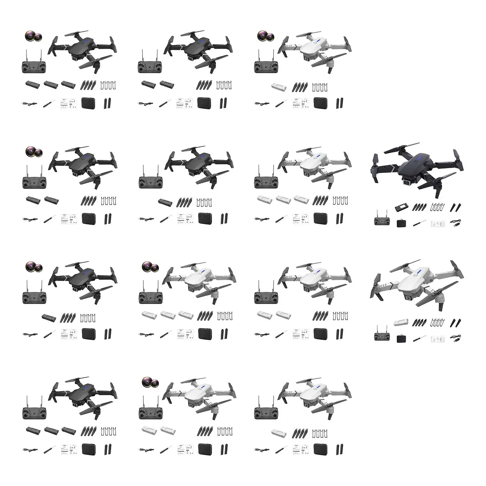Quadcopter Toy Fixed Height antishake RC Drone for Game Video Sharing Travel Film
Quadcopter Toy Fixed Height antishake RC Drone for Game Video Sharing Travel Film