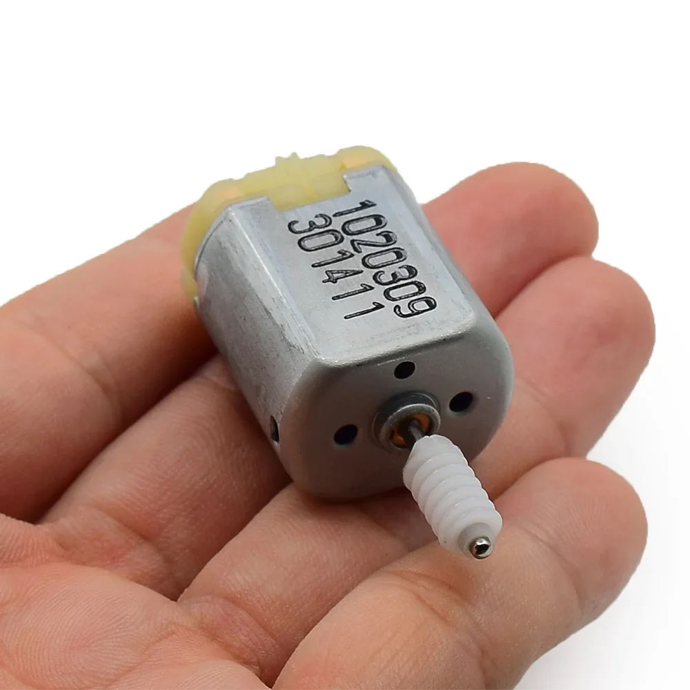 Small JHONHON FC-280 Motor with Worm Gear DC 12V-24V 8550RPM for Central Control Lock/ Folding Mirror of Car
Small JHONHON FC-280 Motor with Worm Gear DC 12V-24V 8550RPM for Central Control Lock/ Folding Mirror of Car