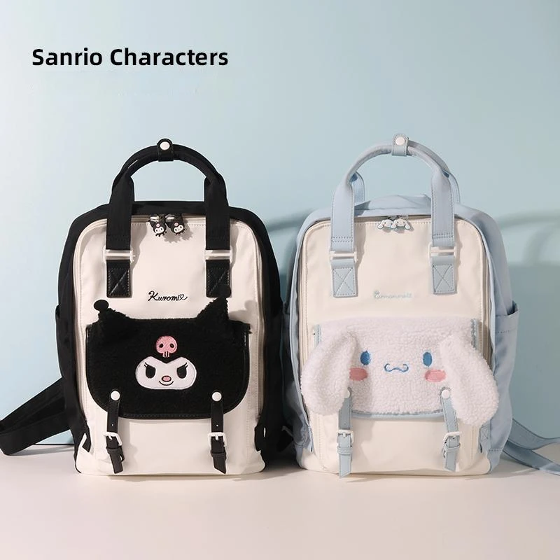 New Authentic Sanrio Cute Cinnamoroll Kulomi Backpack Female School Bag Computer Bag Cute Student Large Capacity Backpack Gift
New Authentic Sanrio Cute Cinnamoroll Kulomi Backpack Female School Bag Computer Bag Cute Student Large Capacity Backpack Gift