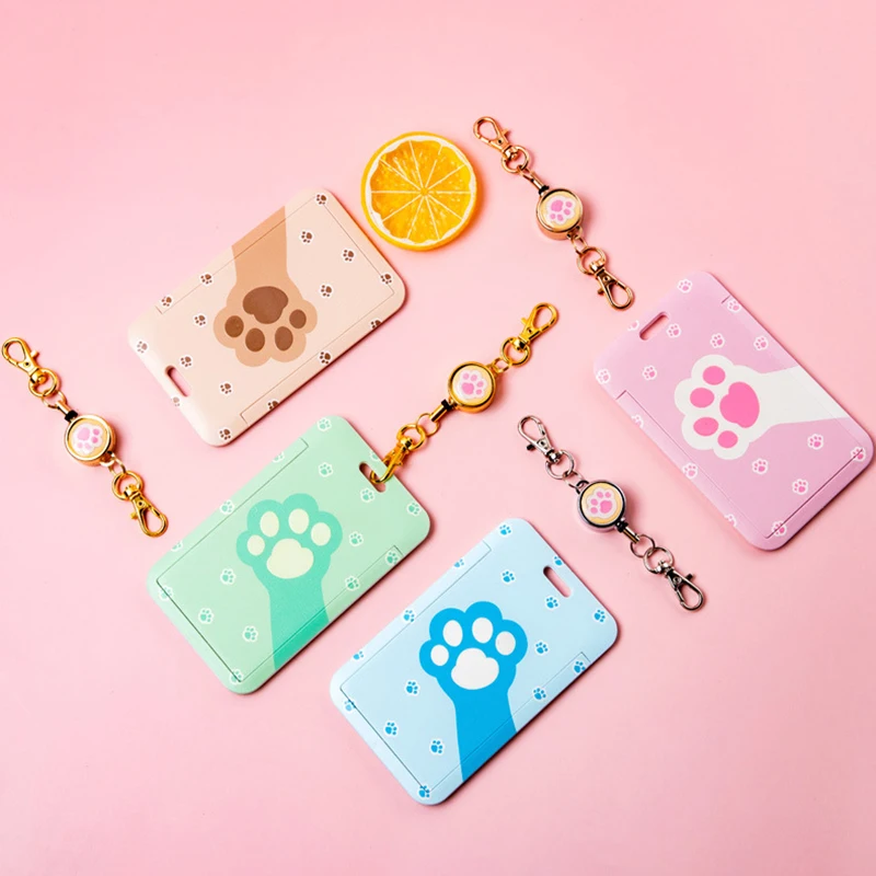 Cat Paw Lanyard Card Holder ID Card Cover Kawaii Badge Reel Nurse Name Tag Badge Holder Korean Stationery Office Supplies
Cat Paw Lanyard Card Holder ID Card Cover Kawaii Badge Reel Nurse Name Tag Badge Holder Korean Stationery Office Supplies