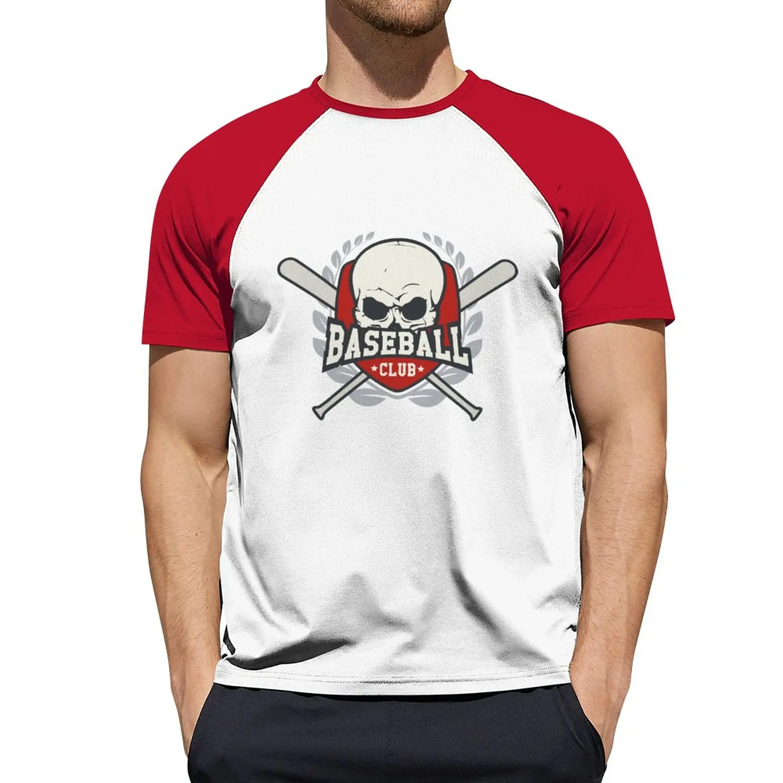 2023 New Summer Clothes Men's Handsome Color Block Short Sleeve Skull Head Printed Short-sleeved Pure Cotton T-shirt
2023 New Summer Clothes Men's Handsome Color Block Short Sleeve Skull Head Printed Short-sleeved Pure Cotton T-shirt