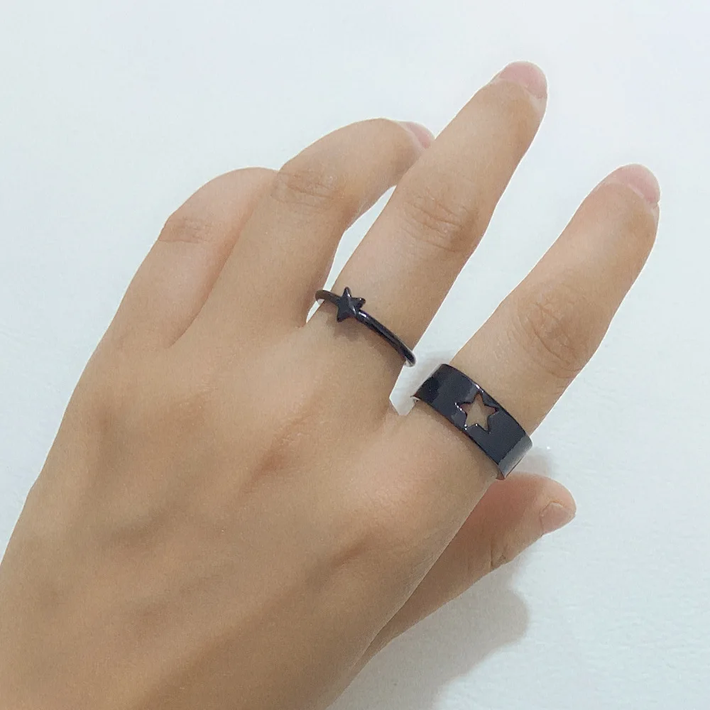 2pcs New Star Love Set Rings For Women Trend Fashion Ladies Party Gifts Jewelry Wholesale Direct Selling
2pcs New Star Love Set Rings For Women Trend Fashion Ladies Party Gifts Jewelry Wholesale Direct Selling