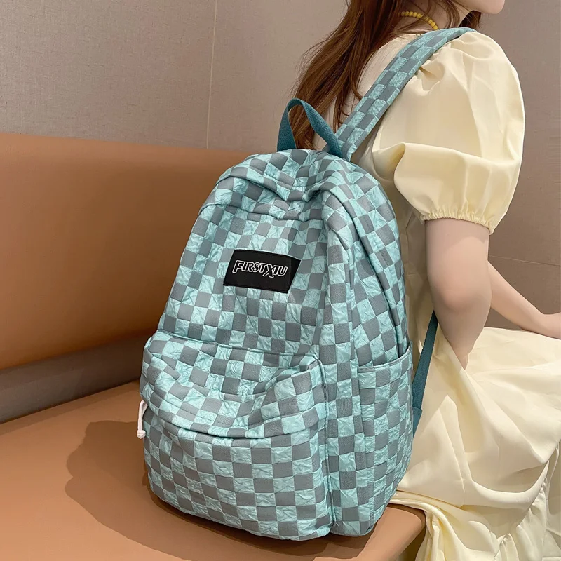 DCIMOR New Plaid Women Backpack Kawaii Girl Nylon Travel Bag Fashion Waterproof Bookbag College Students Cool Schoolbag Mochilas
DCIMOR New Plaid Women Backpack Kawaii Girl Nylon Travel Bag Fashion Waterproof Bookbag College Students Cool Schoolbag Mochilas