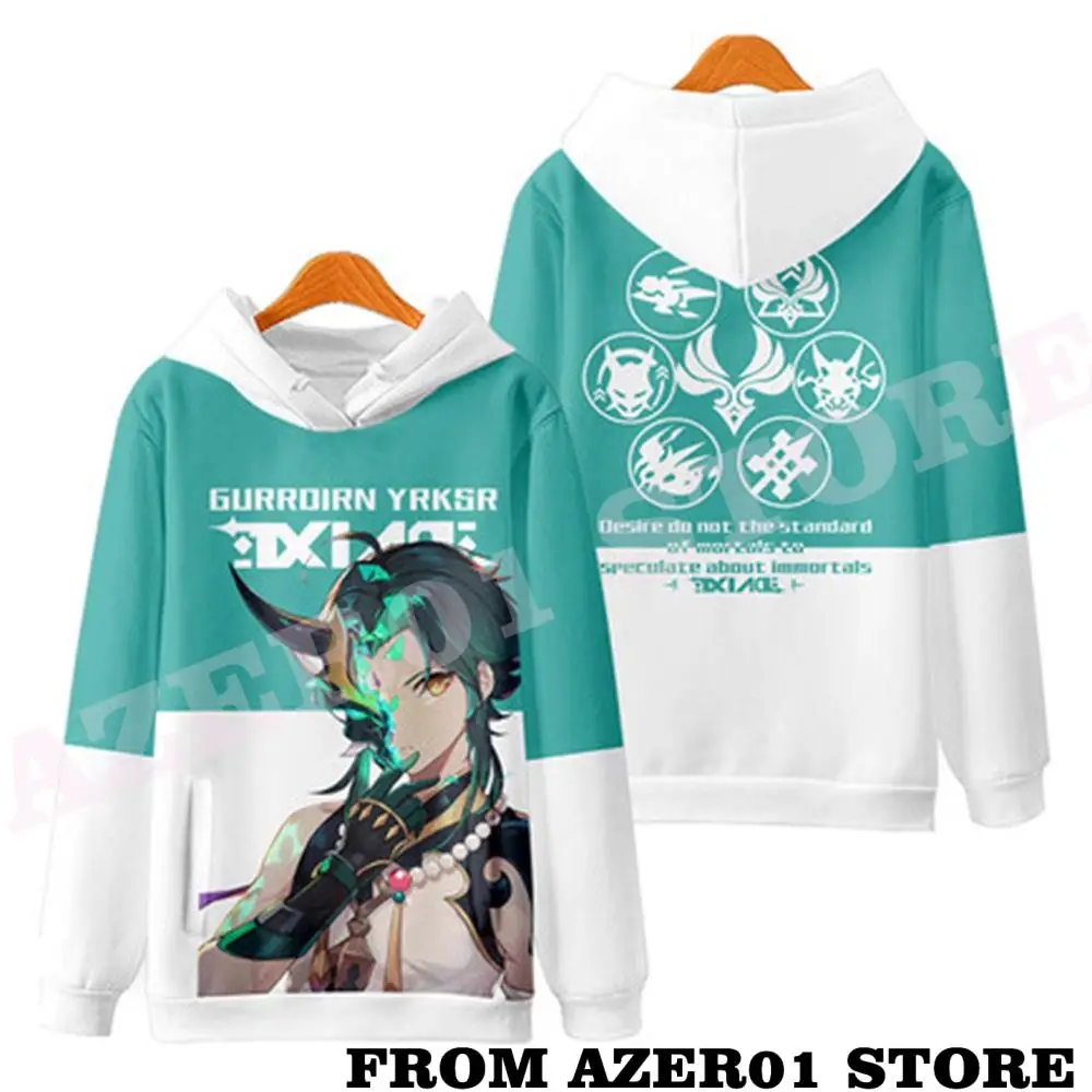 Genshin Impact XIAO Merch 3d толстовки Winer спортивная одежда молодежная кавайная Женская/мужская одежда с капюшоном для косплея Рождественская детская ...
Genshin Impact XIAO Merch 3d толстовки Winer спортивная одежда молодежная кавайная Женская/мужская одежда с капюшоном для косплея Рождественская детская ...