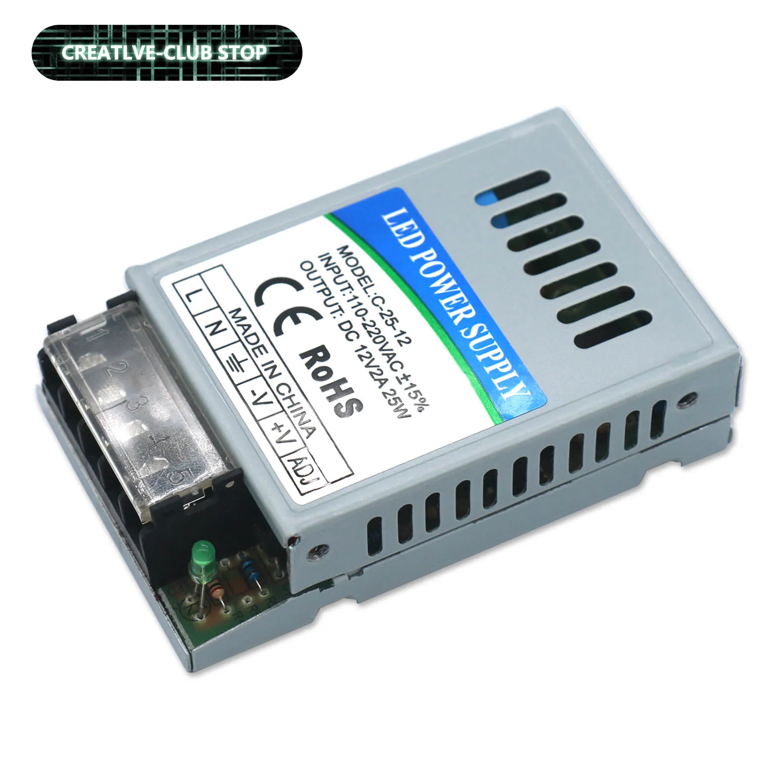 Ultra Thin DC 12V 2A Lighting Transformers 25W AC110-240V Switching Power Supply Source LED Driver Adapter For LED Strip Light
Ultra Thin DC 12V 2A Lighting Transformers 25W AC110-240V Switching Power Supply Source LED Driver Adapter For LED Strip Light