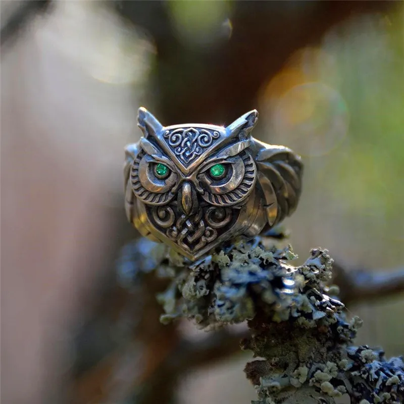 Charm Vintage Cute Men and Women Simple Design Owl Ring Silver Color Engagement Wedding Rings Jewelry Gifts Rings
Charm Vintage Cute Men and Women Simple Design Owl Ring Silver Color Engagement Wedding Rings Jewelry Gifts Rings