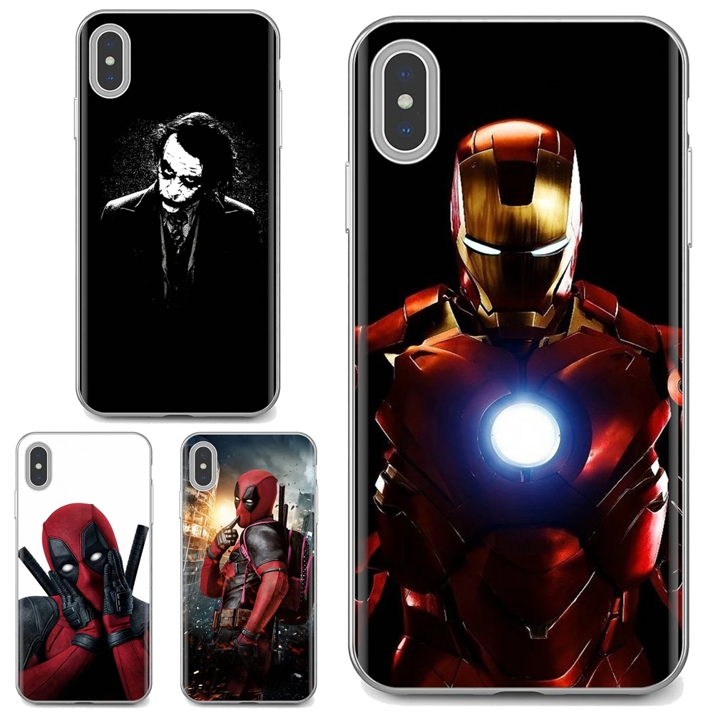 Мягкий чехол комиксы Marvel Супермен железный человек Бэтмен для Xiaomi Redmi Note 10 10s 3S 4 4X 5