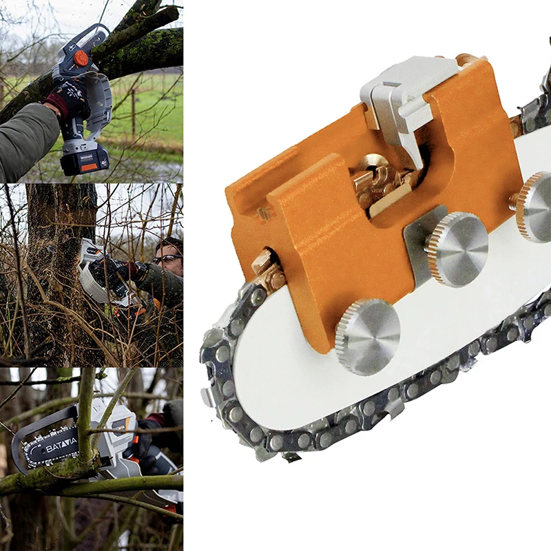 Portable Chainsaw Sharpener Tool Chainsaw Sharpening Drill Sharpener for Woodworking Grinding Garden Power Tools
Portable Chainsaw Sharpener Tool Chainsaw Sharpening Drill Sharpener for Woodworking Grinding Garden Power Tools