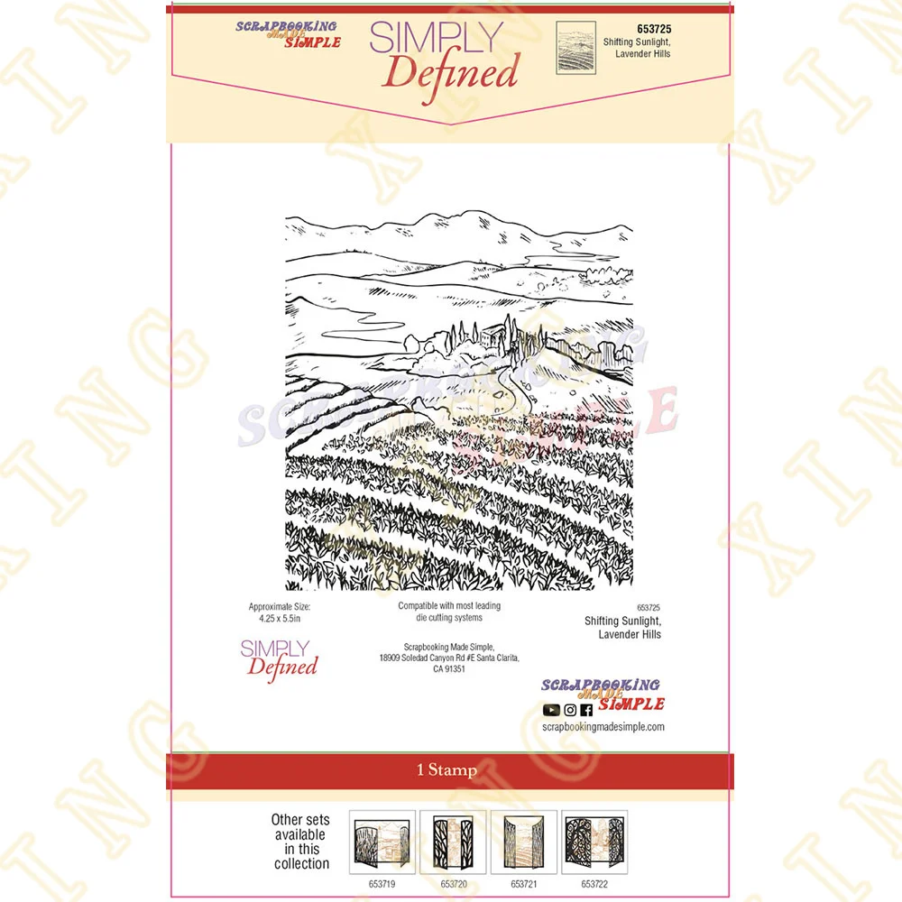 Lavender Hills 2022 New Arrival Clear Stamps Scrapbook Diary Secoration Embossing Stencil Template Diy Greeting Card Handmade
Lavender Hills 2022 New Arrival Clear Stamps Scrapbook Diary Secoration Embossing Stencil Template Diy Greeting Card Handmade