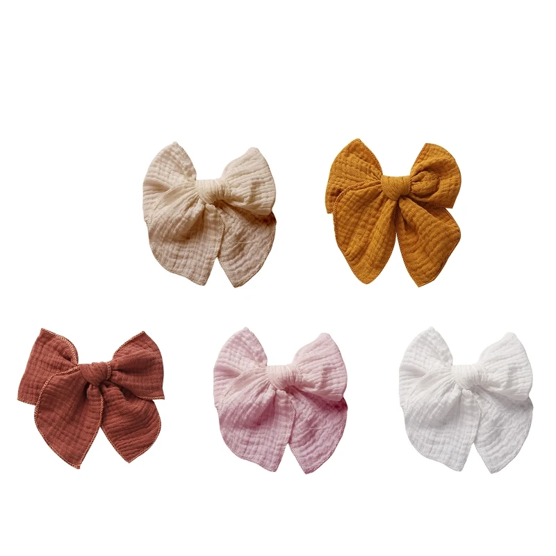 Baby Girls Cute Bowknot Hair Clips Muslin Bows Hairpins for Children Hairgrips Princess Barrettes Party Hair Accessories
Baby Girls Cute Bowknot Hair Clips Muslin Bows Hairpins for Children Hairgrips Princess Barrettes Party Hair Accessories