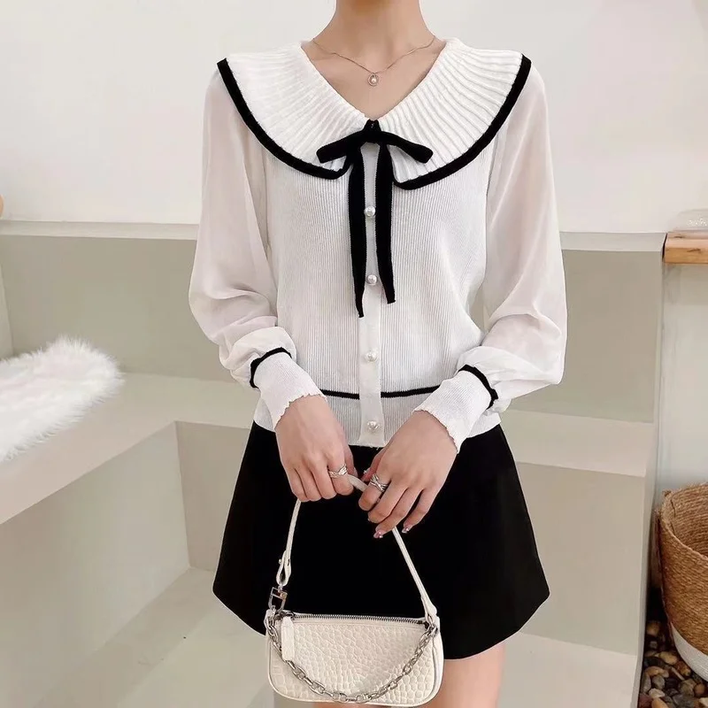 Korean Solid Color Long-Sleeved Sweater Spring Autumn 2022 New Large Size Women's Patchwork Knitted Bottoming Shirt Top E291
Korean Solid Color Long-Sleeved Sweater Spring Autumn 2022 New Large Size Women's Patchwork Knitted Bottoming Shirt Top E291