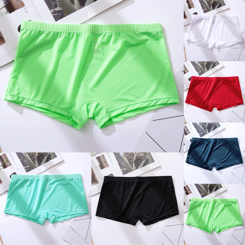 Men's Sexy Breathable Lingerie Ultra Thin Comfortable Boxer Shorts Ice Silk Men's Boxer Pants Seamless Boxer Panties
Men's Sexy Breathable Lingerie Ultra Thin Comfortable Boxer Shorts Ice Silk Men's Boxer Pants Seamless Boxer Panties