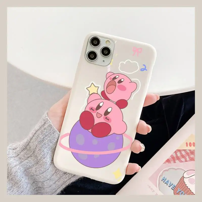 BANDAI Cartoon Kirby Phone Case for iPhone 11 12 13 Mini Pro Xs Max 8 7 6 6S Plus X XR Solid Candy Color Case
BANDAI Cartoon Kirby Phone Case for iPhone 11 12 13 Mini Pro Xs Max 8 7 6 6S Plus X XR Solid Candy Color Case