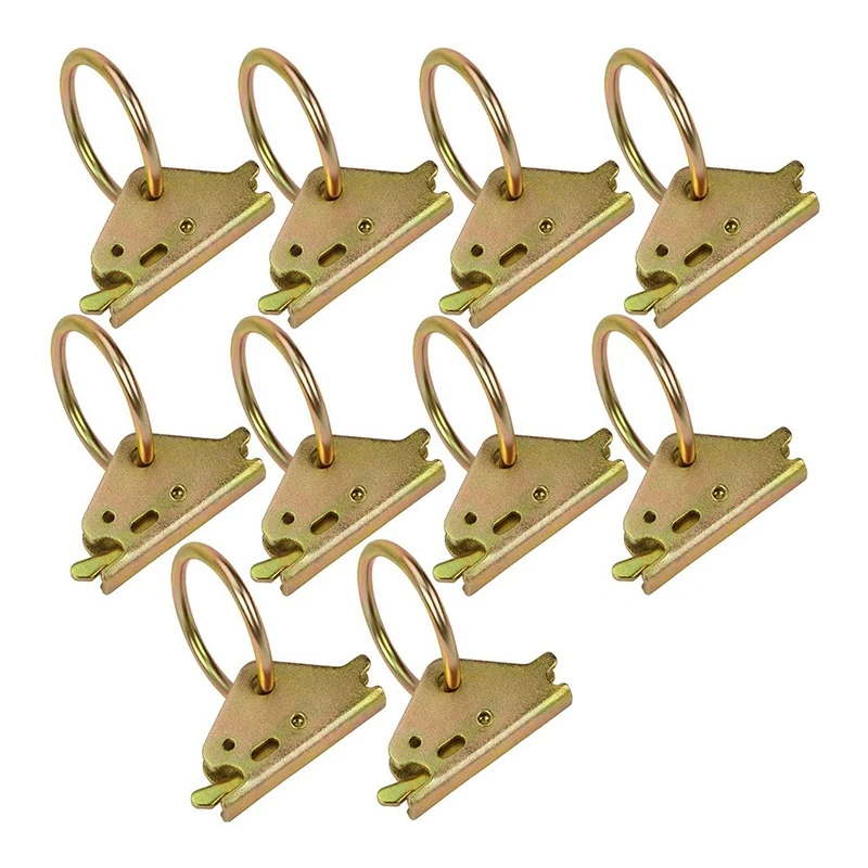 E-Track O-Ring Tie-Down Anchors For E-Track Tie-Down System, Secure Cargo In Enclosed/Flatbed Trailers, Trucks(10 Pack)
E-Track O-Ring Tie-Down Anchors For E-Track Tie-Down System, Secure Cargo In Enclosed/Flatbed Trailers, Trucks(10 Pack)