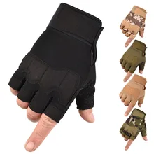 Men Army Military Half-fingers Gloves Outdoor Tactical Combat Airsoft Hunting Shooting Bicycle Cycling Anti-Slip Mittens