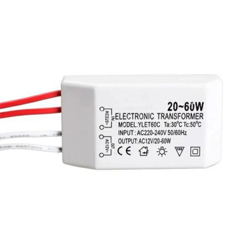 Parts Electronic Transformer Home Office Light Chandeliers Adapter Spare Replacement Accessories 220V To AC12V
Parts Electronic Transformer Home Office Light Chandeliers Adapter Spare Replacement Accessories 220V To AC12V