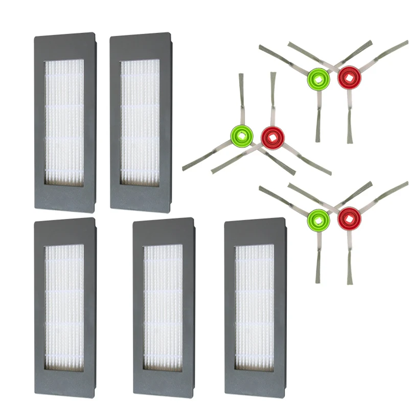 11pcs/set New Filters Side Brushes Replacement Kit For Ecovacs Deebot Ozmo 900 DN5G Vacuum Cleaner Cleaning Spare Parts
11pcs/set New Filters Side Brushes Replacement Kit For Ecovacs Deebot Ozmo 900 DN5G Vacuum Cleaner Cleaning Spare Parts
