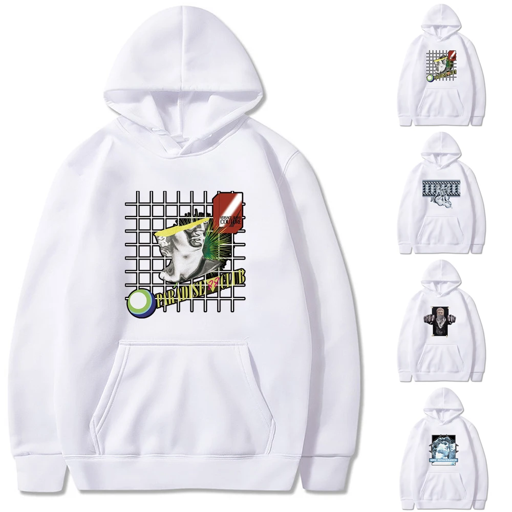 Hoodies Harajuku Women's Autumn Hooded Loose Casual Sculpture Printed Streetwear Fashion Long Sleeve Tops Pullover Sweatshirts
Hoodies Harajuku Women's Autumn Hooded Loose Casual Sculpture Printed Streetwear Fashion Long Sleeve Tops Pullover Sweatshirts