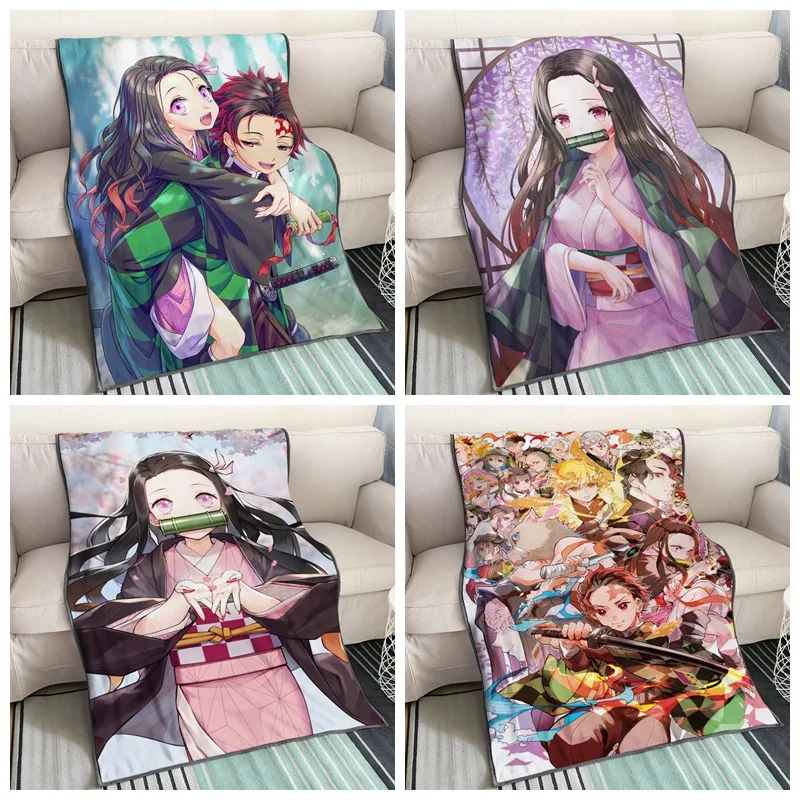 Devil's Blade Anime Duvet Home Decorative Demon Slayer Kimetsu No Yaiba Tanjirou Nezuko Summer Blanket For Children Bedding
Devil's Blade Anime Duvet Home Decorative Demon Slayer Kimetsu No Yaiba Tanjirou Nezuko Summer Blanket For Children Bedding