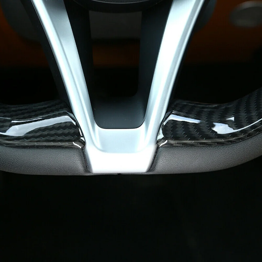 2pcs ABS Carbon Fiber Look Steering Wheel Decor Frame For Romeo Giulia Stelvio 2017-2019 Car Styling Accessories
2pcs ABS Carbon Fiber Look Steering Wheel Decor Frame For Romeo Giulia Stelvio 2017-2019 Car Styling Accessories