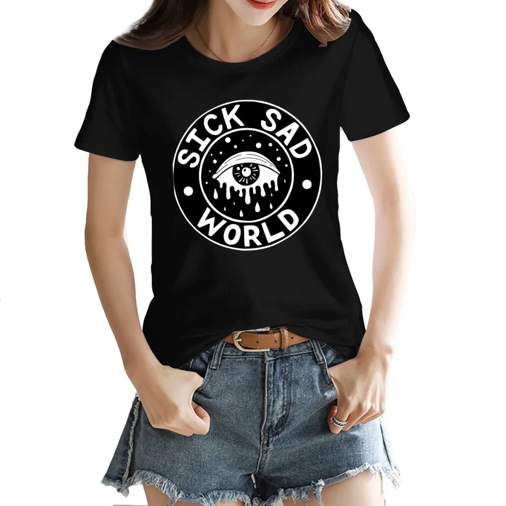 Sick Sad World Crew Daria Women's T-shirt Cute Black CasualRound neck Tees Tops European Size
Sick Sad World Crew Daria Women's T-shirt Cute Black CasualRound neck Tees Tops European Size