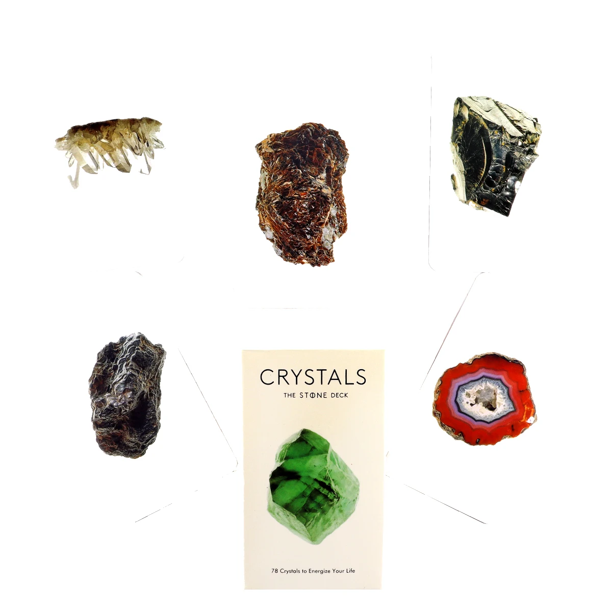 Crystals The Stone Deck Oracle Tarot Cards English Version Tarot Deck for Family Home Fun Playing Card Game Board Games Gift
Crystals The Stone Deck Oracle Tarot Cards English Version Tarot Deck for Family Home Fun Playing Card Game Board Games Gift