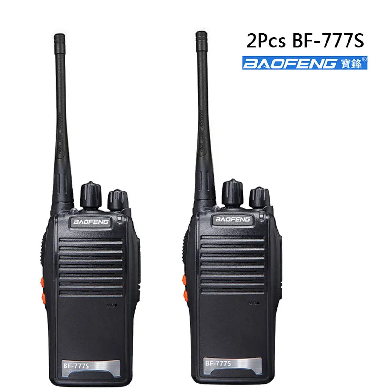 

2pcs/set New Original Baofeng BF-777s Walkie Talkie 16CH Practical Two-Way Radio UHF 400-470MHZ Portable Ham Radio 5W Bf 777S