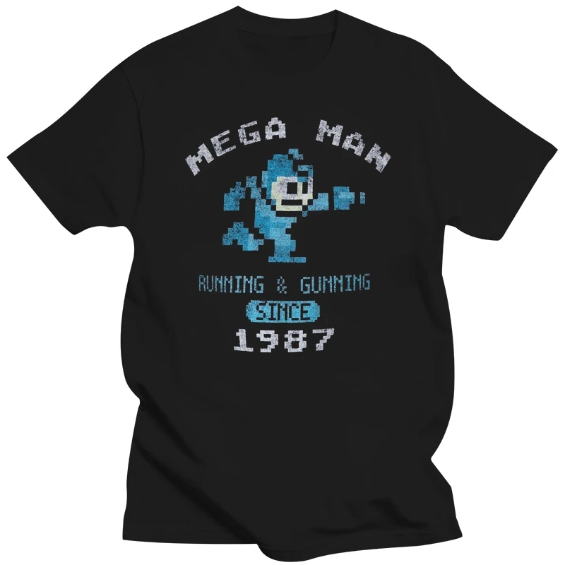 Мужская Винтажная Футболка Mega Man Runer and Guner с 1987 года, модная мужская футболка, одежда с принтом, хлопковый мужской топ с круглым вырезом
Мужская Винтажная Футболка Mega Man Runer and Guner с 1987 года, модная мужская футболка, одежда с принтом, хлопковый мужской топ с круглым вырезом