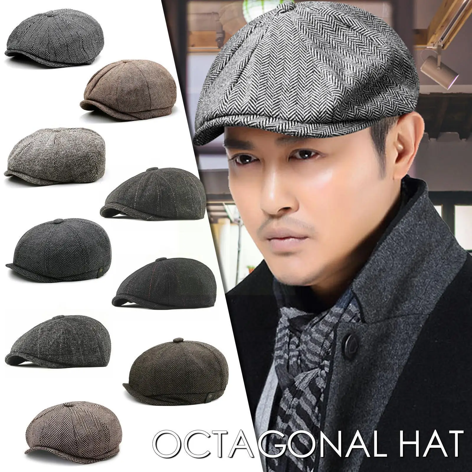 New Retro Newsboy Caps Shelby Peaky Blinders Hat Party Octagonal Gangster Bloody Hat Beret Painter Hats British Hat Men's T4q1
New Retro Newsboy Caps Shelby Peaky Blinders Hat Party Octagonal Gangster Bloody Hat Beret Painter Hats British Hat Men's T4q1