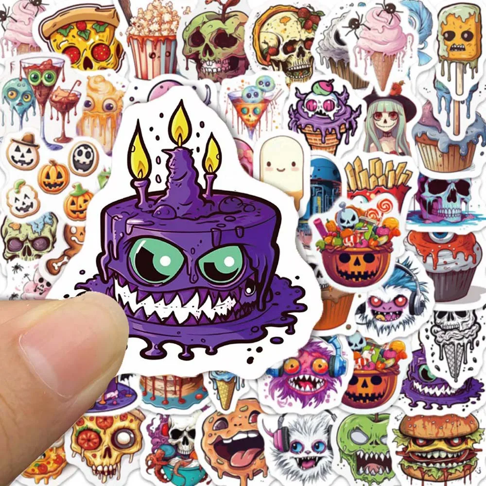 50 Pcs Cartoon Halloween Food Graffiti Stickers DIY Waterproof Removable Notebook Decoration Helmet Notebook Pencil Case Decal
50 Pcs Cartoon Halloween Food Graffiti Stickers DIY Waterproof Removable Notebook Decoration Helmet Notebook Pencil Case Decal