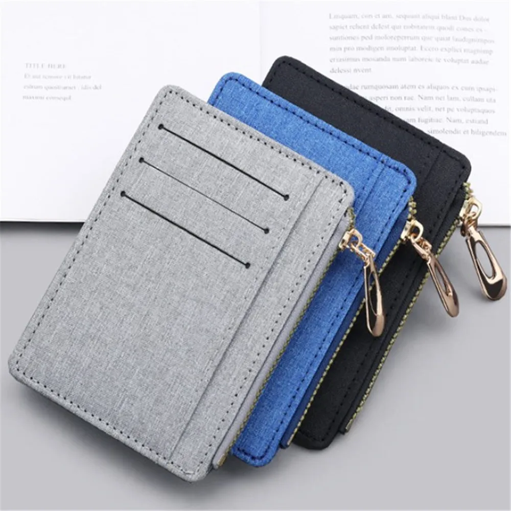 Fashion Canvas Card Holder Women Men Zipper Business Card Cases Credit Mini Cards Holder Wallet Coin Purses Key Bag Money Bags
Fashion Canvas Card Holder Women Men Zipper Business Card Cases Credit Mini Cards Holder Wallet Coin Purses Key Bag Money Bags