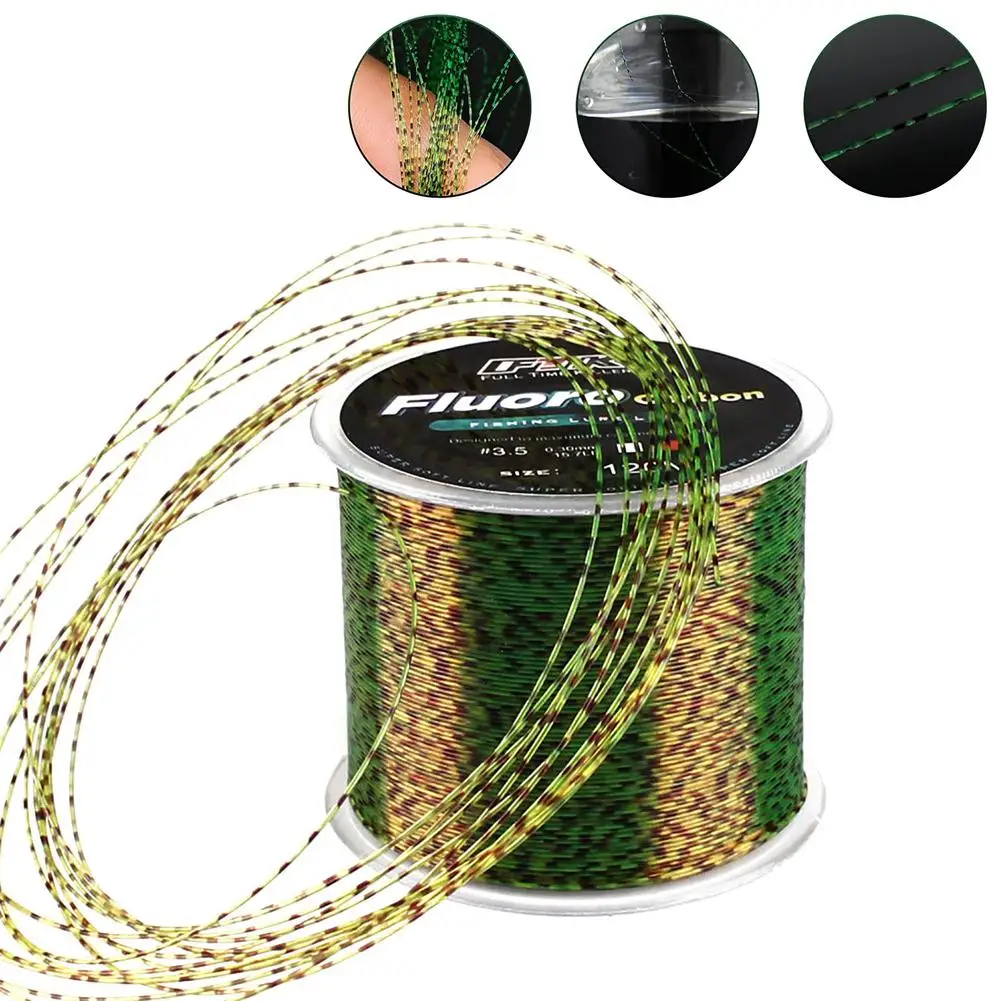 120m Invisible Fishing Line 3-color Speckle Nylon 4.13lb-34.32lb Super Strong Spotted Fishing Line Accessories
120m Invisible Fishing Line 3-color Speckle Nylon 4.13lb-34.32lb Super Strong Spotted Fishing Line Accessories
