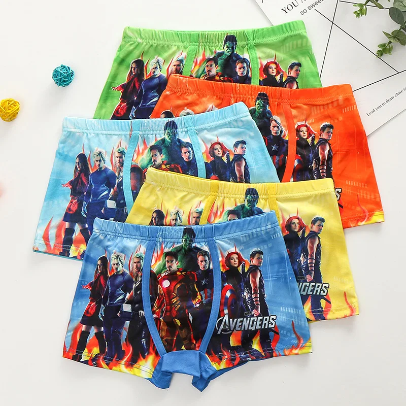 Disney Marvel Kids Boys Underpants Cartoon Avengers Boxer Briefs Shorts Cotton Children Pants Panties Soft Baby Underwear
Disney Marvel Kids Boys Underpants Cartoon Avengers Boxer Briefs Shorts Cotton Children Pants Panties Soft Baby Underwear
