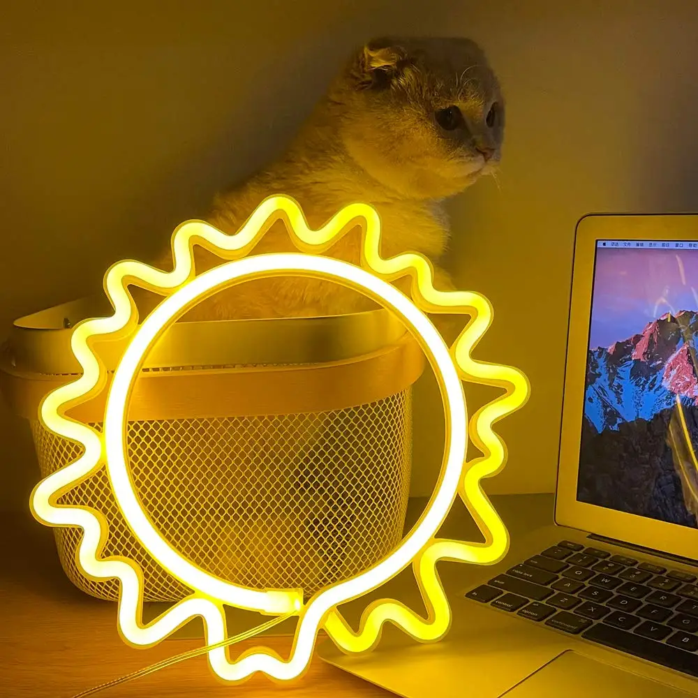 Светодиодный неоновый светильник с дизайном солнца, декоративное художественное освещение, пластиковая настенная лампа для детской комна...
Светодиодный неоновый светильник с дизайном солнца, декоративное художественное освещение, пластиковая настенная лампа для детской комна...