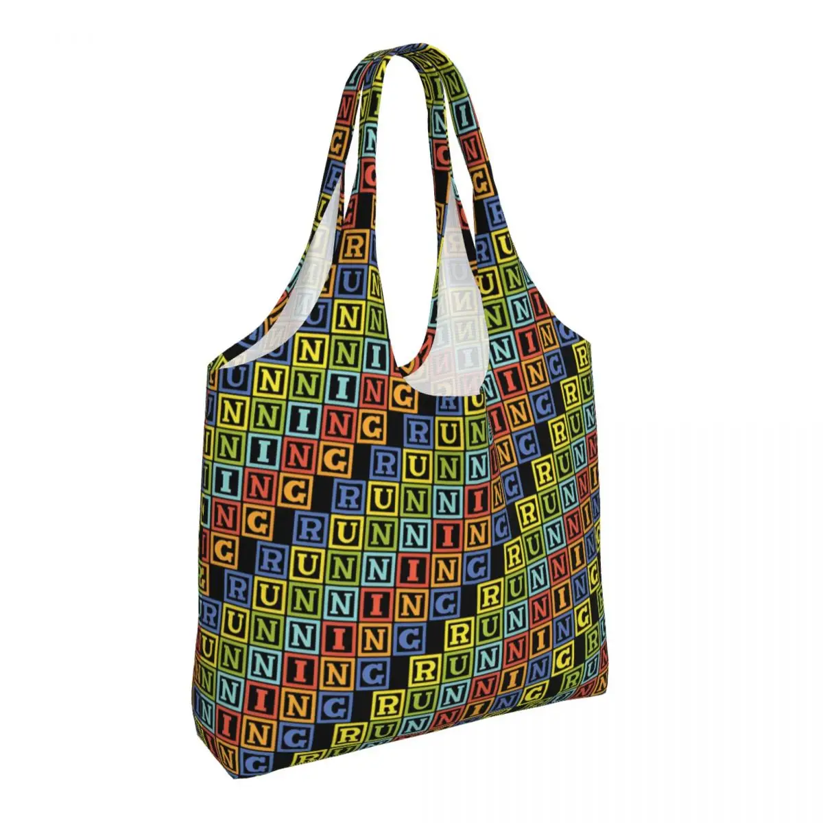 Running Letter Shopper Bag Rainbow Multicolors Print Shopping Bags Women Cool Tote Bag Polyester Outdoor Student Handbags
Running Letter Shopper Bag Rainbow Multicolors Print Shopping Bags Women Cool Tote Bag Polyester Outdoor Student Handbags