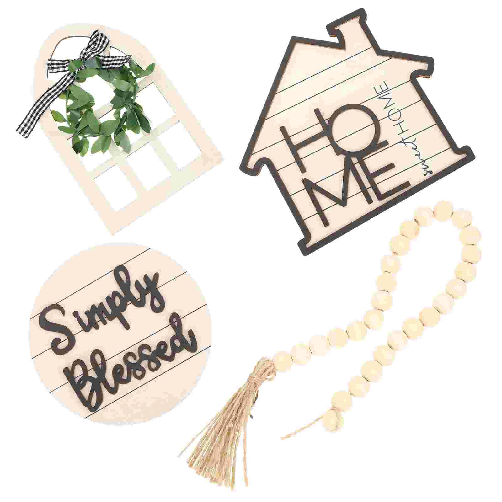 Farmhouse Tray Garland Decor Tiered Decoration Rustic Kitchen Signs Wooden Beaded Home Hanging Ornament Table Decorations Spring
Farmhouse Tray Garland Decor Tiered Decoration Rustic Kitchen Signs Wooden Beaded Home Hanging Ornament Table Decorations Spring